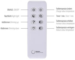 Paul Neuhaus 319-18 - LED Stmievateľná stojacia lampa HULA LED/21,5W/230V + DO