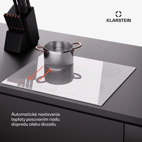 Klarstein Masterzone 60 Hybrid, indukčná varná doska, vstavaná, 4 flex zóny