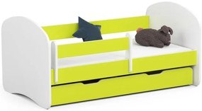 Detská posteľ SMILE 70x140 cm, limetková