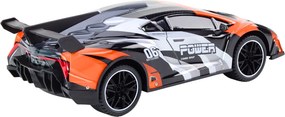 LEAN Toys Športové diaľkovo ovládané auto RC v mierke 1:10, oranžové, rýchlosť 25 km/h