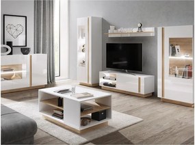 LM Vitrína Penny 60 Farba: Biela/Dub grandson