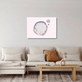 Sklenený obraz - Fialový minimalizmus N⁰4 (70x50 cm)
