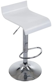 Barová stolička Wood - Biela