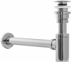 Sifón s click/clack zátkou MAXMAX Rea chrómový - univerzálny