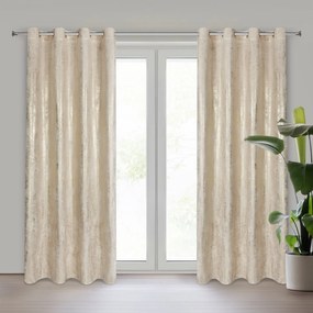 ZATEMŇOVACÍ ZÁVES NA KRÚŽKOCH RENIA 100X150 CM VZOROVANÁ