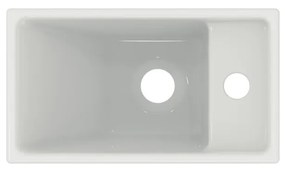 Ideal Standard Tempo - Umývadielko 370x210 mm, otvor vpravo, biela E211201