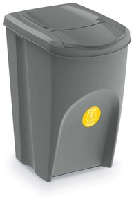 Odpadkový kôš na triedený odpad (4 ks) IKWB35S4 35 l - sivý kameň
