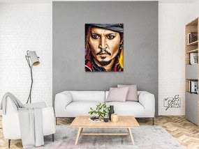 Gario Diamantové maľovanie Johny Depp 3 Rozmery: 40 x 50 cm, Rámovanie: Iba zrolované plátno, Diamanty: Okrúhle