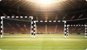 Neo-Sport Futbalová bránka 300 x 160 x 90 cm NS-460 čiernobiela