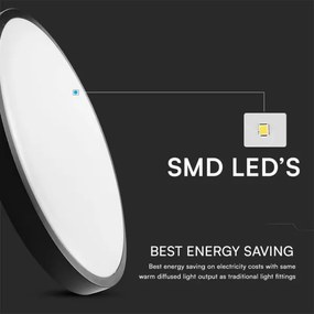 LED Kúpeľňové stropné svietidlo so senzorom LED/18W/230V IP44 4000K pr. 29 cm+DO