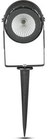 LED Vonkajšia lampa LED/12W/100-240V IP65 4000K čierna