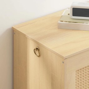 Truhla s úložným prostorem a lavicí Armario 110 cm hnědá