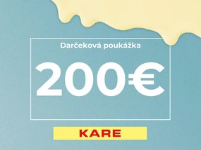 KARE Darčeková poukážka 200 EUR