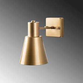 Nástenné svietidlo v zlatej farbe ø 14 cm Funnel – Opviq lights