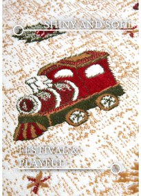 Červený behúň s vianočným motívom s prímesou bavlny 80x200 cm Toy's Delight Red Christmas – Villeroy&amp;Boch