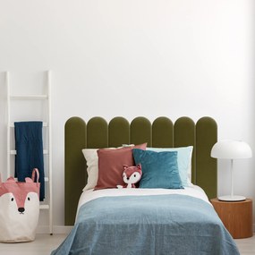Zástena za posteľ - Oblúk - 20x100cm Farba: Khaki, Rozmer: 20x100