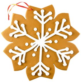 DECOLED Perníková vločka, priemer 25,4 cm
