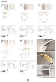 Redo 01-2835 - LED Stmievateľné nástenné svietidlo FEBE LED/24W/230V zlatá