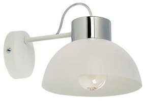 TK Lighting Nástenné svietidlo TEDI 1xE27/60W/230V biela/chróm TK3388