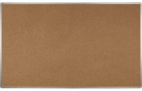 Textilná nástenka ekoTAB v hliníkovom ráme, 2000 x 1200 mm, hnedá