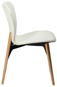 PARAGON ČALÚNENÁ STOLIČKA bone white/oak
