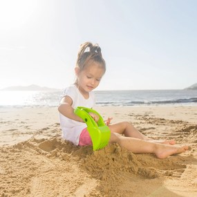 Ručný bager, zelený - hračka do piesku