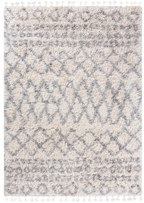 Kusový koberec shaggy Apache krémový 80x150cm