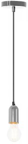 Toolight Toolight, závesná lampa 1xE27 APP354-1CP, chrómová, OSW-08420