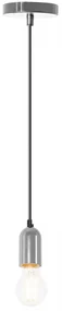 Toolight Toolight, závesná lampa 1xE27 APP354-1CP, chrómová, OSW-08420
