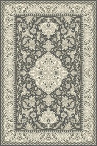 Koberec Agnella Isfahan Sefora grafitový