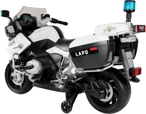 LEAN CARS BMW R1200 Policajná batéria Motocykel biela