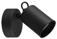 PAGO | Stropne prisadená čierna dizajnová lampa