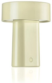 Svetlozelená plastová LED stolová lampa (výška 18 cm) Oblong – Zone