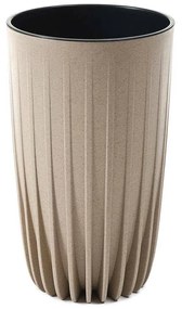 Kvetináč PÁSIKAVÝ ECO III 25 cm latte