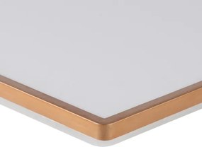 Brilagi - LED kúpeľňové stropné svietidlo ULTRA SLIM LED/18W/230V 30x30 cm ružové zlato IP54