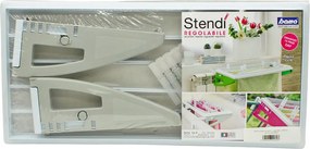 BAMA Sušiak bielizne nastavitelný STENDI, sivý