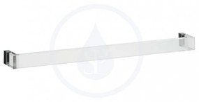 LAUFEN Kartell Držiak na uterák 600 mm – štandardné vyhotovenie, farba kryštál transparentná H3813320840001