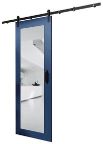 Posuvné dvere 90 cm Lorriane II (tmavomodrá). Akcia -6%. Vlastná spoľahlivá doprava až k Vám domov. 1043527