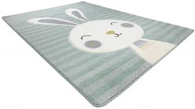 Koberec PETIT RABBIT - zelený