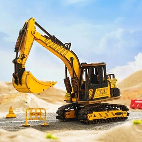 Robotime Rokr 3D dřevěné puzzle Bagr 395 ks