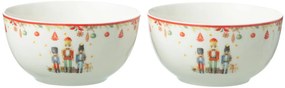 2ks miska s Luskáčikmi Chris Nutc v darčekovej krabičke - Ø 14*7 cm / 560ml
