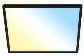 Briloner 7060-015 - SLIM LED stmievateľný panel 22W/230V 42x42 cm čierny Wi-Fi Tuya + diaľkové ovládanie