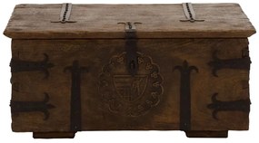 furniture-nabytek.cz - Masívny konferenčný stolík Aladin z mangového dreva, voskovaný, hnedý – 92×70×40 cm