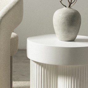 Odkládací stolek Salerno 45 cm bílý