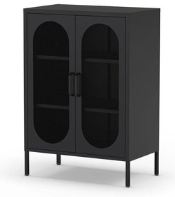 Čierna skrinka 70x100 cm Diora – Marckeric