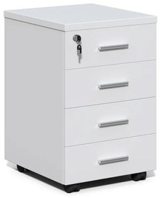 Pojazdný kancelársky kontajner Houseland Prime Pro 02 biely