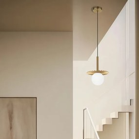 Luster na lanku CHITA 1xG9/5W/230V zlatý