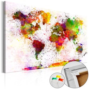 Artgeist Obraz na korku - Artistic World [Cork Map] Veľkosť: 60x40