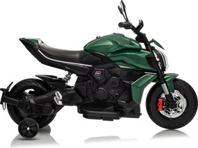 Detská elektrická motorka Ducati Diavel x Bentley Green