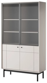 Vitrína Japandi 104 cm kašmír